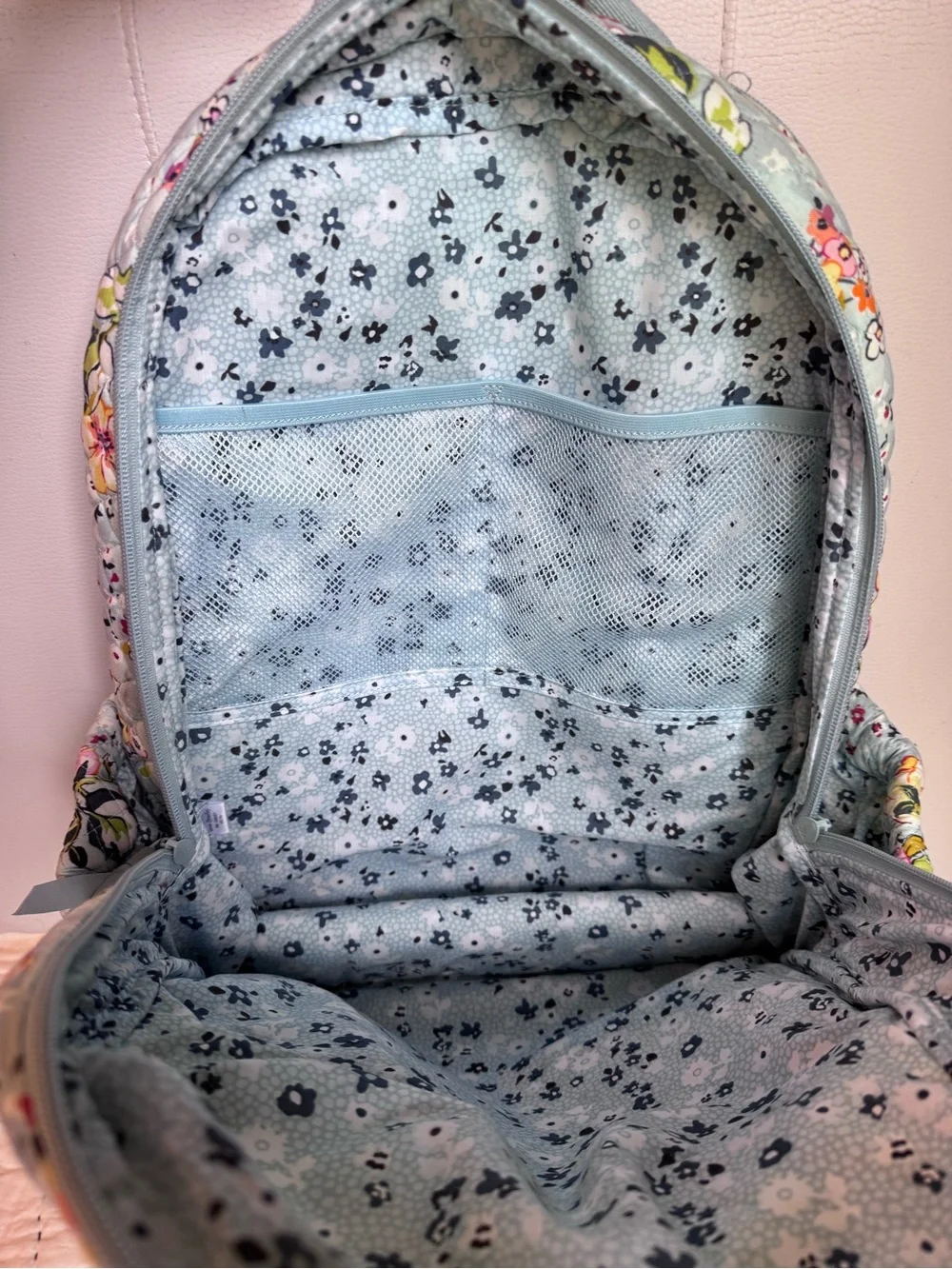 Vera Bradley Floating Garden XL Campus Backpack